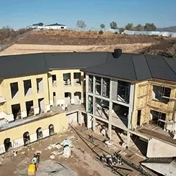 Project case of stone-coated metal roof tiles